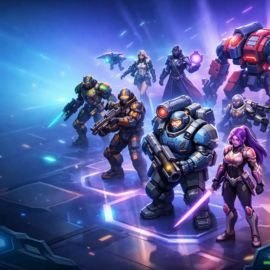 Galaxy of Heroes látványos harci jelenet